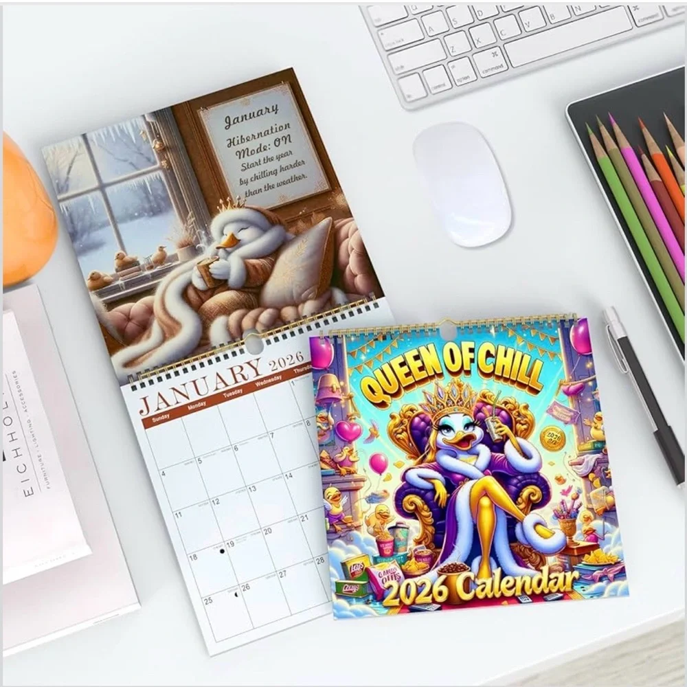 Queen of Chill 2026 Calendar Bundle of 3